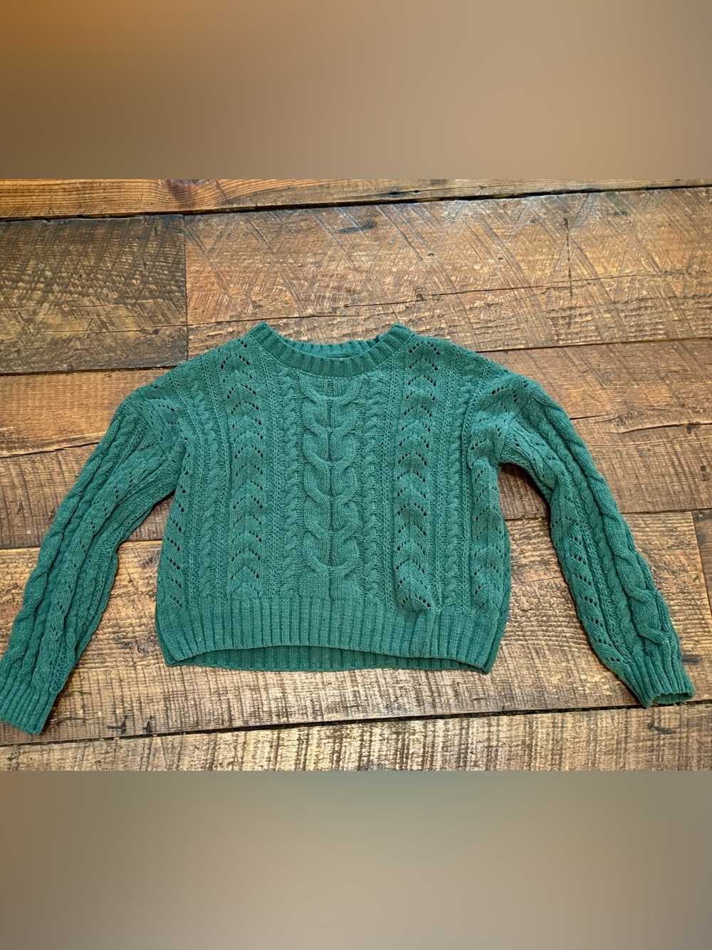 Green Sweater Sz M